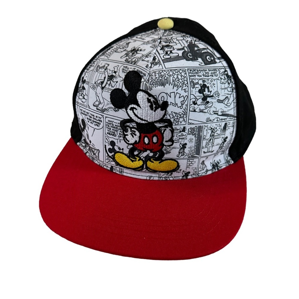 DISNEY  ABG Mickey Mouse ￼Graphics￼ Adjustable Adult Cap Hat Embroidered